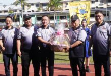 【主礼嘉宾甲必丹拿督李思福:体育塑造品格,拼搏成就未来】