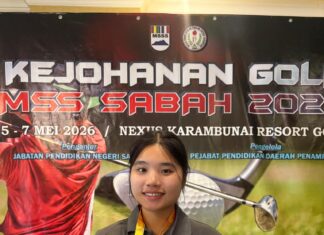 恭喜本校学生在 Majlis Sukan Sekolah Sabah MSSS全州学联高尔夫球锦标赛 2026 中表现优异,为校争光!