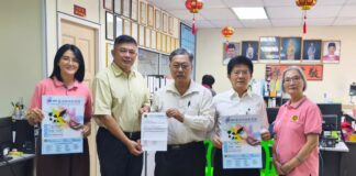 沙巴留台同学会到访亚庇建国中学 共促台湾升学资讯交流